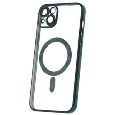 Forever Szilikon TPU védőtok Mag Color Chrome iPhone 15 Plus számára (TPUAPIP15PLMCCTFOGR), zöld tok és táska
