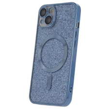 Forever Szilikon TPU védőtok Mag Glitter Chrome iPhone 14 Plus számára (TPUAPIP14PLMGCTFOBL), kék tok és táska
