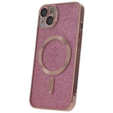 Forever Szilikon TPU védőtok Mag Glitter Chrome iPhone 14 számára (TPUAPIP14MGCTFOPI), rózsaszín tok és táska