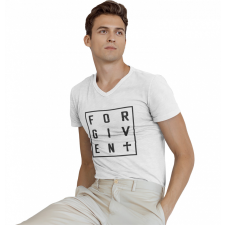  Forgiven - Férfi V Nyakú Póló férfi póló