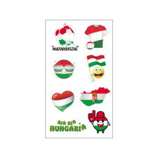 Formatex Kft. Formatex magyar nemzeti színű szurkolói tetoválás, többféle (4) party kellék