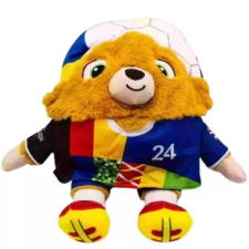 Formatex UEFA 2024: Kifordítható plüss kabalafigura és labda - 35 cm plüssfigura