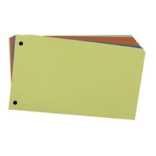 Fornax Elválasztó lap FORNAX 10,5x24cm piros 100db regiszter és tartozékai