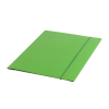 Fornax Gumis mappa FORNAX Glossy karton A/4 400 gr,zöld