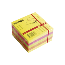 Fornax Jegyzettömb FORNAX öntapadós 75x75 mm 450 lap neon jegyzettömb