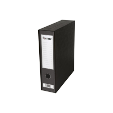 Fornax Tokos iratrendező A4, 8cm, Fornax Prestige fekete irattartó