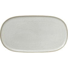 FORTESSA Lapos tányér ovális, Hossz: 340 mm, Szélesség: 190 mm tányér és evőeszköz