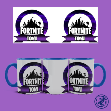 Fortnite logo bögre (Kék) bögrék, csészék