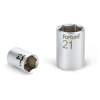 Fortum dugófej, 1/2", 15mm, 61CrV5, mattkróm,  38mm hosszú FORTUM (4700415)