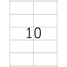 Fortuna ETIKETT FORTUNA 105X57 UNIVERZÁLIS etikett