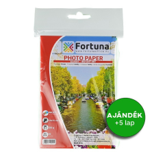 Fortuna Fotópapír FORTUNA 10x15 inkjet fényes 255 gr 50 ív/csomag fotópapír