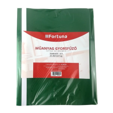 Fortuna Gyorsfűző FORTUNA műanyag sötétzöld 25 db/csomag lefűző