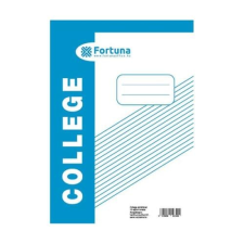 Fortuna Jegyzettömb spirálos FORTUNA College A/5 50 lapos vonalas jegyzettömb