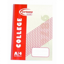 Fortuna SPIRÁLFÜZET FORTUNA COLLEGE A/4 70 LAPOS KOCKÁS füzet