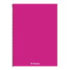 Fortuna Spirálfüzet kockás FORTUNA Monocolor A/4 70 lapos magenta