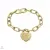 FOSSIL Harlow Linear Texture szív női karkötő - JF04658710