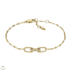 FOSSIL Heritage D-Link női karkötő 19 cm - JF04525710