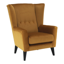 Fotel-füles, réz/fekete, RODEZA bútor