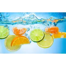  Fotótapéta Citrus vízben, 400 x 250 cm tapéta, díszléc és más dekoráció
