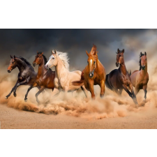 Fotótapéta Lovak homokviharban, 300 x 250 cm tapéta, díszléc és más dekoráció