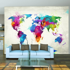 Fotótapéta térkép - The map of happiness Világtérkép 300x231 térkép