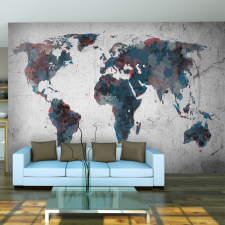 Fotótapéta térkép - World map on the wall Világtérkép 350x270 térkép