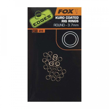 FOX Edges Kuro Coated Rig Rings acélkarika 3,7mm - 25db horgászkiegészítő