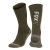 FOX green / silver thermolite long sock eu 40-43 zokni