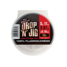 FOX rage drop &#039;n&#039; jig fluorocarbon drop &#039;n&#039; jig fluorocarbon - 0.40mm 9.70kg / 21.38lb fluorcarbo... horgászzsinór