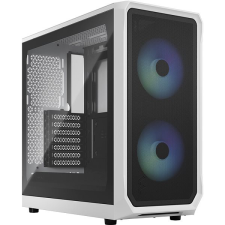 FRACTAL DESIGN Focus 2 RGB White TG Clear Tint számítógép ház