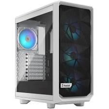 FRACTAL DESIGN Meshify 2 Compact RGB White TG Clear Tint számítógép ház