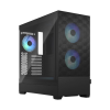 FRACTAL DESIGN Pop Air táp nélküli ablakos ház RGB Black TG Clear Tint - fekete (FD-C-POR1A-06) (FD-C-POR1A-06) - Számítógépház