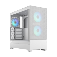 FRACTAL DESIGN Pop Air táp nélküli ablakos ház RGB White TG Clear Tint - fehér (FD-C-POR1A-01) (FD-C-POR1A-01) számítógép ház