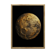 FRAME FALI PLAKÁT GOLDEN NIGHT FEKETE KERET 70x100 CM grafika, keretezett kép
