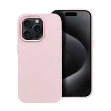  Frame iPhone 15 Pro közepesen ütésálló tok kameravédő kerettel, rózsaszín tok és táska