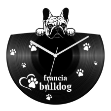  Francia bulldog bakelit óra falióra