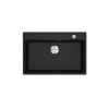 Franke MRG 210/110-72 TL A munkalap alá építhető, mosogatótálca,75.3x50.3cm,fekete