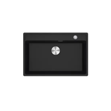 Franke MRG 210/110-72 TL A munkalap alá építhető, mosogatótálca,75.3x50.3cm,fekete mosogatótálca