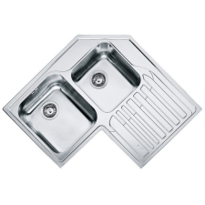 Franke STX 621-E sarokmosogatótálca 83x83cm, inox mosogatótálca