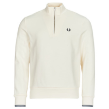 Fred Perry Pulóverek HALF ZIP SWEATSHIRT Bézs EU L férfi pulóver, kardigán