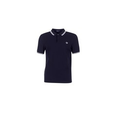 Fred Perry Rövid ujjú galléros pólók SLIM FIT TWIN TIPPED Tengerész EU M