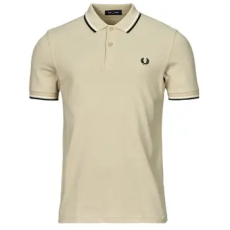 Fred Perry Rövid ujjú galléros pólók TWIN TIPPED FRED PERRY SHIRT Bézs EU XL