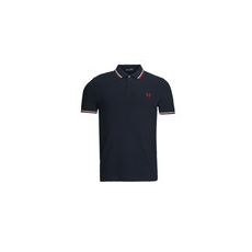 Fred Perry Rövid ujjú galléros pólók TWIN TIPPED FRED PERRY SHIRT Tengerész EU M