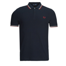 Fred Perry Rövid ujjú galléros pólók TWIN TIPPED FRED PERRY SHIRT Tengerész EU XXL