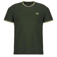 Fred Perry Rövid ujjú pólók TWIN TIPPED T-SHIRT Zöld EU XXL