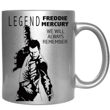 Freddie Mercury – Bögre, változtatható felirattal, exkluzív színekben bögrék, csészék