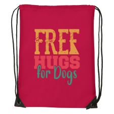  Free hugs for dog - Sport táska piros tornazsák