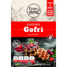 Free selection klasszikus gofri alappor 3x50g 150 g alapvető élelmiszer
