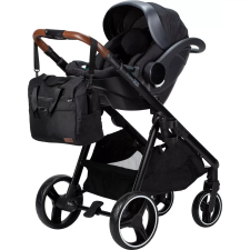 FreeOn Bloom 4in1 multifunkciós babakocsi fekete (49706) + Ajándék FreeON testvérfellépővel (38138) babakocsi