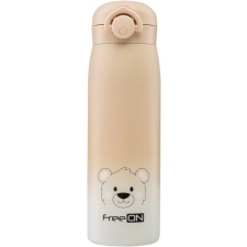 FreeOn thermo kulacs 480ml- Beige maci kulacs, kulacstartó